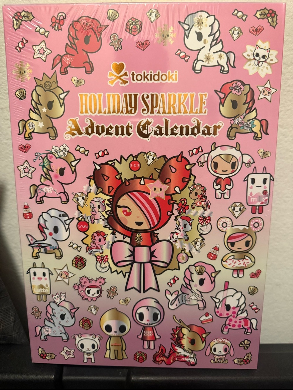 tokidoki Holiday Sparkle Advent Calendar - Pink and Gold